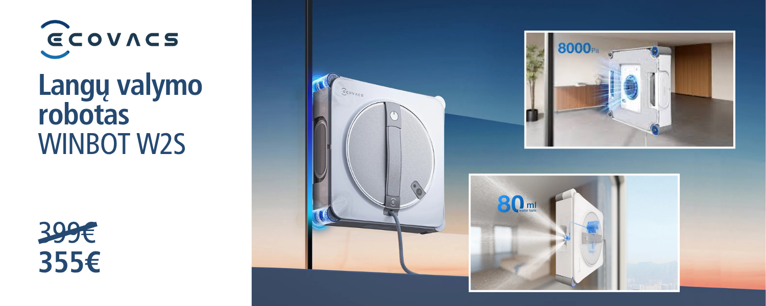 Ecovacs WINBOT W2S 1500X600 CNV