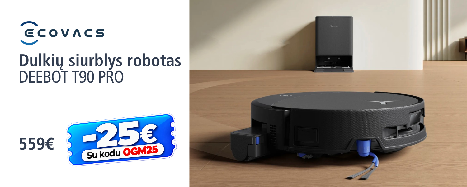 Ecovacs DEEBOT T90 PRO OMNI BLACK 1500X600 CNV