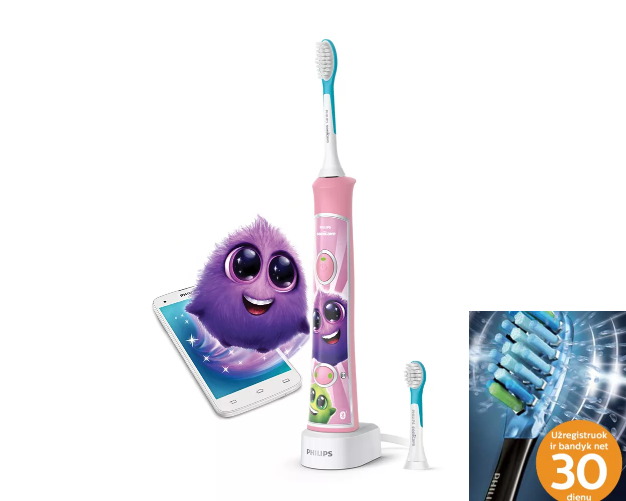 Dantų šepetėlis PHILIPS HX6352/42