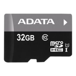 Atminties kortelė ADATA Premier UHS-I 32 GB, microSDHC, Flash memory class 10, Adapter