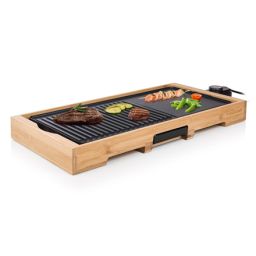 Elektrinis grilis Tristar Bamboo Grill XL TG2514B Table, 2200 W, Black