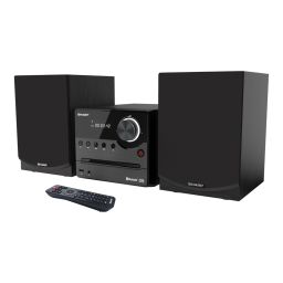 Muzikinis centras  Sharp XL-B512(BK), CD/FM/USB/Bluetooth v5.0, 45W, juoda