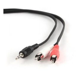 Kabelis Cablexpert 1.5m, 3.5mm/2xRCA, M/M 1.5 m, Black, Red, White