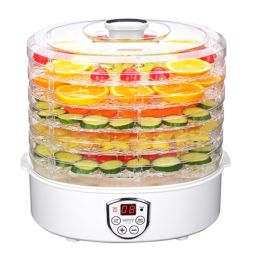 Vaisių džiovyklė Camry Food Dehydrator CR 6659 Power 240 W, Number of trays 5, Temperature control, Integrated timer, White