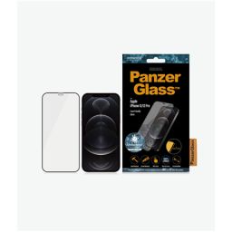 Ekrano apsauga PanzerGlass For iPhone 12/12 Pro, Glass, Black, Clear Screen Protector, 6.1 "