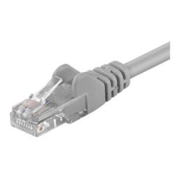 Kabelis Goobay CAT 6 patch cable, U/UTP RJ45 male (8P8C), RJ45 male (8P8C), 1 m, Grey