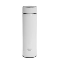 Termosas Adler Thermal Flask AD 4506w Material Stainless steel/Silicone White