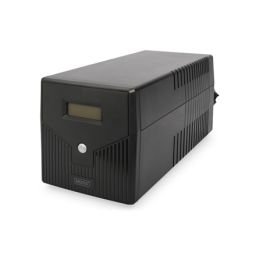 Nepertraukiamo maitinimo šaltinis Digitus Line-Interactive UPS DN-170076, 2000VA/1200W 12V/9Ah x2 battery, 4x CEE 7/7, USB, RS232, RJ45,LCD, Simulated sine wa