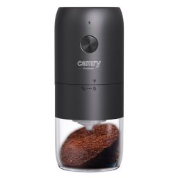 Kavos malūnėlis Camry CR 4302, belaidis, USB, elektrinis, 25 W, kavos pupelių talpa 25-30 g, juodas