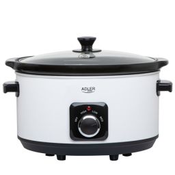 Multifunkcinis puodas Adler AD 6413r Slow cooker, 5.8L, White Adler