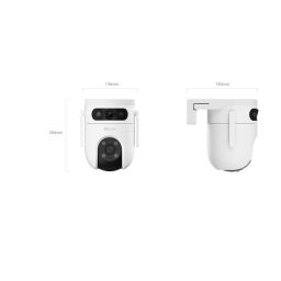 IP kamera EZVIZ IP Camera CS-H9C (5MP+5MP) 4mm Color night vision,Human/Vehicle detection,Smart tracking iki 8m,Active defense,two way talk, 8xdigita