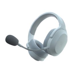 Ausinės Razer Gaming Headset BarracudaxMercury White, Wireless, On-Ear, Noice canceling