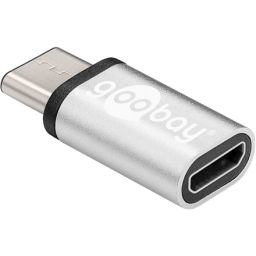 USB adapteris Goobay USB-C to USB 2.0 Micro-B adapter 56636 USB Type-C, USB 2.0 Micro female (Type B), Grey