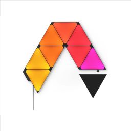 LED šviestuvų rinkinys Nanoleaf Shapes Black Triangles Starter Kit WiFiNL47-0102TW-9PK-N 9 plokštės 42 W Wi-Fi