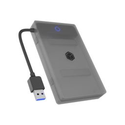 2.5" disko dėžutė Icy Box IB-AC603b-U3 2.5" SATA III to USB 3.2 Gen 1 Type-A Adapter, With Protection Box, Black Raidsonic Storage enclosure IB-AC603