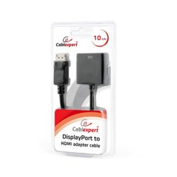 Adapteris Cablexpert DisplayPort to HDMI adapter cable, Black