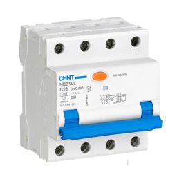 Chint Circuit breaker RCBO, NB310L/3N, 3P+N, C20, 30mA, A, 6kA NB310L3PN30MAA20C
