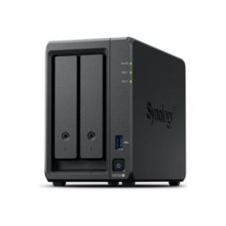 Tinklo duomenų saugykla Synology DiskStation DS725neo+, AMD Ryzen R1600, 4 GB DDR4, juoda