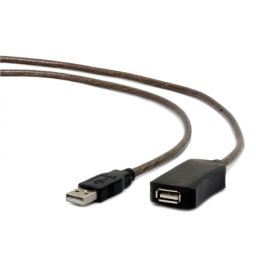 Kabelis Cablexpert Active USB 2.0 extension cable UAE-01-10M USB, USB 2.0 female (type A), 10 m, Black