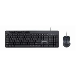 Klaviatūra+pelė Gembird Multimedia desktop set KBS-UM-04	 USB Keyboard, Wired, Mouse included, US, Black