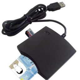 ID kortelių skaitytuvas Transcend SMART CARD READER USB PC/SC Black