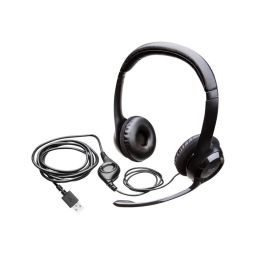 Ausinės su mikrofonu Logitech Computer headset H390 USB, USB, Black,