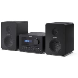 Muzikinis centras  Sharp XL-B520D(BK), FM/DAB/DAB+/USB, CD, Bluetooth 5.0, Aux-in, juoda