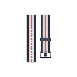 Apyrankė Fitbit Versa-Lite Woven Hybrid Band, large, navy/pink