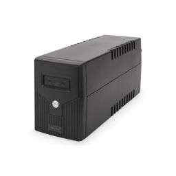 Nepertraukiamo maitinimo šaltinis Digitus Line-Interactive UPS DN-170063, 600VA, 360W, 1x 12V/7Ah battery, 2x CEE 7/7 outlet, 2x RJ-11, 1x USB 2.0 type B, LED