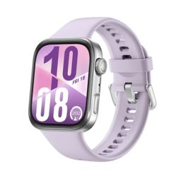 Išmanusis laikrodis Huawei Watch Fit, atsparus vandeniui, pilkas, violetinis