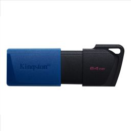 USB raktas Kingston USB 3.2 Flash Drive DataTraveler Exodia M 64 GB, USB 3.2, Black/Blue