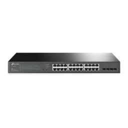 Komutatorius (Switch) TP-LINK JetStream 28-Port Gigabit Smart Switch TL-SG2428P Web Managed, Rack Mountable, SFP ports quantity 4, PoE+ ports quantity 24, Power supply type Single