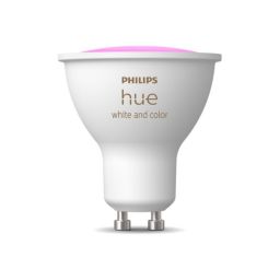 LED lemputė Philips Hue GU10 4.2W balta ir spalvota šviesa