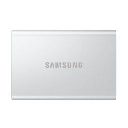 Nešiojamas SSD diskas Samsung T7 MU-PD2T0G/WW 2TB USB 3.2 Gen 2 USB-C sidabrinis