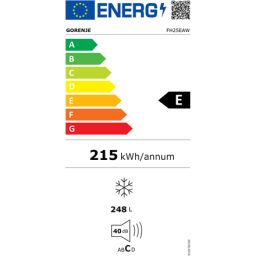 Šaldymo dėžė Gorenje FH25EAW 84.7 cm Balta balta durelės