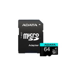 Atminties kortelė ADATA Premier Pro UHS-I U3 V30S 64GB Micro SDXC CL10 su SD adapteriu