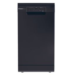 Indaplovė Candy CDPH 2L1047B Dishwasher,  Free standing, E, Width 44,8 cm, 10 place settings, Black