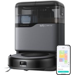 Dulkių siurblys robotas Anker Eufy Omni C20, šlapias ir sausas, 7000 Pa, pilkas