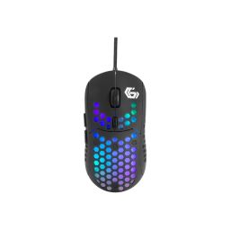 Pelė Gembird USB Gaming RGB Backlighted Mouse MUSG-RAGNAR-RX400 Wired Gaming Mouse Black