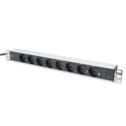 Prailgintojas Digitus DN-95401 8 lizdai 2 m juoda