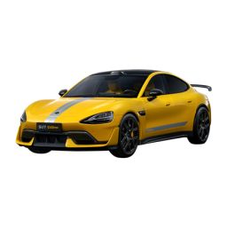Modelio automobilis Xiaomi SU7 Ultra 1:18 BHR08KQGL cinko lydinys ABS SAN PVC geltona