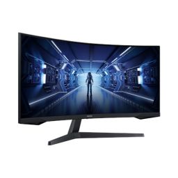 Monitorius Samsung Odyssey G5 C34G55TWWP 34 in VA UWQHD 3440x1440 at 165 Hz 250 cd/m² HDMI, DisplayPort Tilt None