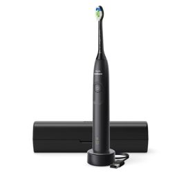 Elektrinis dantų šepetėlis Philips Sonicare Series 5300, įkraunamas, suaugusiems, juodas