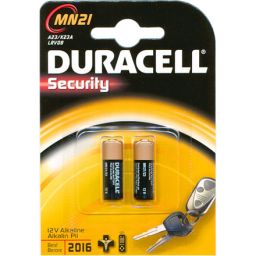 Baterijos Duracell A23/MN21, Alkaline, 2 vnt