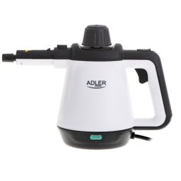 Garų valytuvas Adler Steam cleaner AD 7038 Power 1200 W, Steam pressure 3.5 bar, Water tank capacity 0.45 L, White/Black