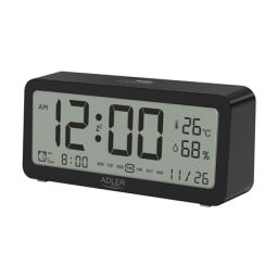 Žadintuvas Adler Alarm Clock AD 1195b Black, Alarm function