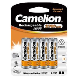 Baterija Camelion AA/HR6, 2700 mAh, Rechargeable Batteries Ni-MH, 4 vnt