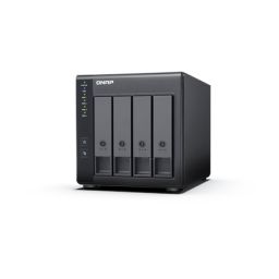 Diskų masyvas QNAP 4-Bay TR-004 Up to 4 HDD/SSD Hot-Swap, Micro processor with hardware RAID, 	1xType-C USB 3.2 Gen 1 (USB 3.2 Gen 1)