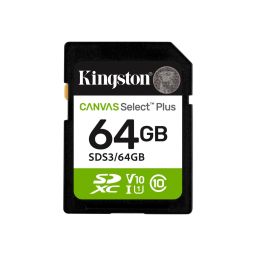 Atminties kortelė Kingston SDXC UHS-I SDS3/64GB 64GB V10 UHS-I U1 Class10