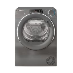 Džiovyklė Candy Dryer Machine RO4 H7A2TCERX-S Energy efficiency class A++, Front loading, 7 kg, TFT, Depth 46.5 cm, Wi-Fi, Grey